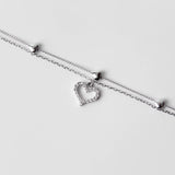 Hearts Double Layer Bracelet