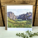 Yosemite Valley: Watercolor Series Art Card