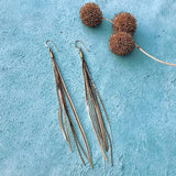 Mini Feather Earrings - Natural Mix