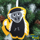 Albert the Colobus Monkey Ornament