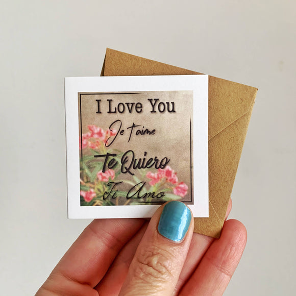 I Love You Greeting Card