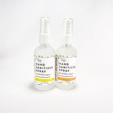 Hand Sanitizer Spray with Essential Oils | Available in two scents