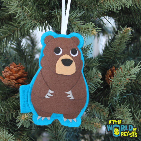 Jasper the Grizzly Bear Ornament