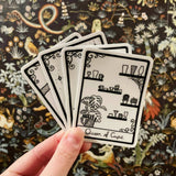 Glow-in-the-Dark Tarot Card Queen of Cups Sticker