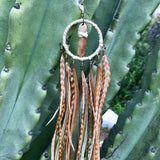 Dreamcatcher Feather Earring - Ginger