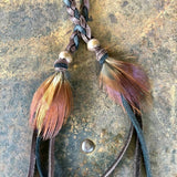 Leather Wrap Accessory - Black/Brown