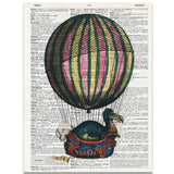 Dodo feels kind of bad that everyone thought he was extinct, when really he just got carried away with his new hot air balloon hobby Dictionary Print