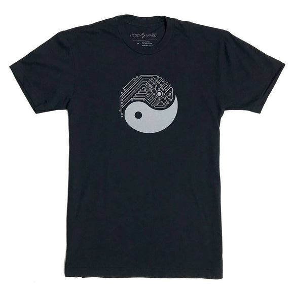 Yin Yang Tech Graphic T-shirt