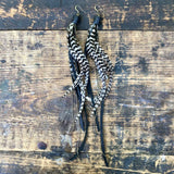 Pirate Feather Earrings - Grizzly