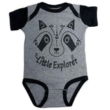 Raccoon Little Explorer Baby Bodysuit