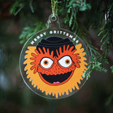 Gritty Christmas tree ornament