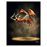 "Steamed" Dragon Print