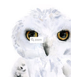 Stealthy Snowy Owl Art Print - Alphabet in the Wild