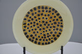 Ivory rimmed murrine plate