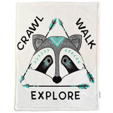 Explore Raccoon Cozy Baby Blanket