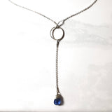 KYA 'Infinite Friendship' Ring Necklace with Labradorite