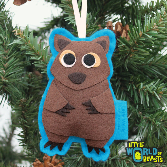 Harold the Wombat Ornament