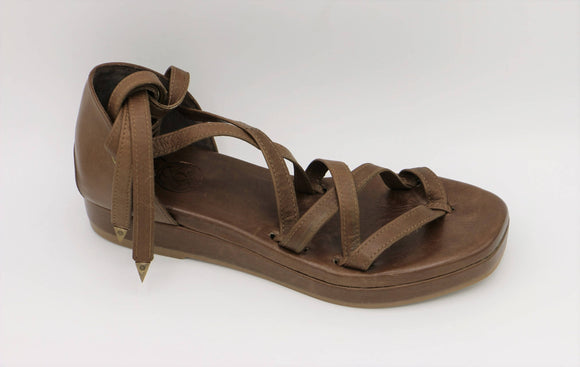 warm brown barcelona sandals