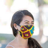 Face Mask- "CLEAN WATER IS A HUMAN RIGHT" Mama Dora Fabric