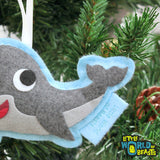 Vinnie the Narwhal Ornament