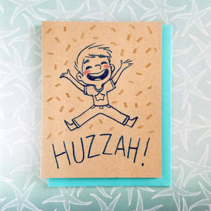 Huzzah Greeting Card