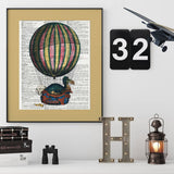 Dodo feels kind of bad that everyone thought he was extinct, when really he just got carried away with his new hot air balloon hobby Dictionary Print