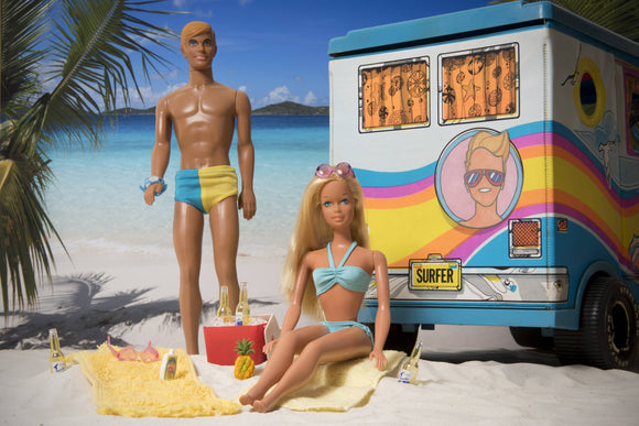 Malibu Ken and Barbie Photograph