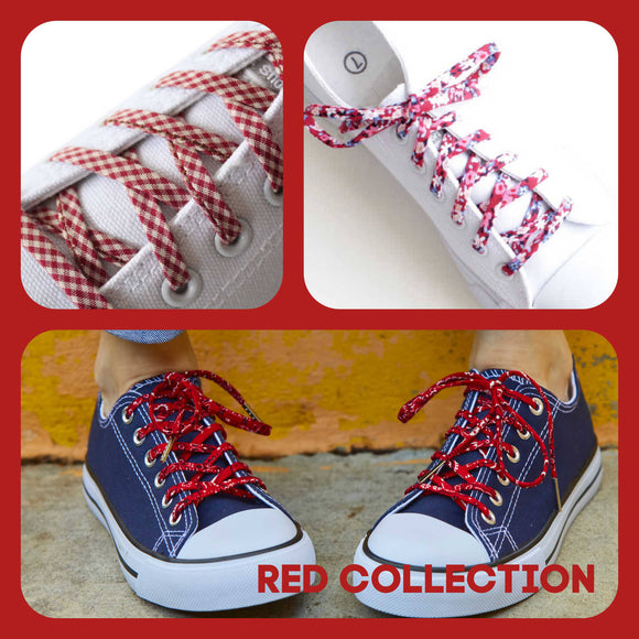 Cute Laces - Red Collection - Pack of Three