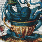 Octopus loved to host tea parties because it allowed him to show off his mad multitasking skills Dictionary Print