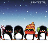 "Penguins' Greetings" Print