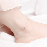 Simple Diamonds Anklet
