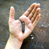 Single Bullet Necklace - Gray 7.62mm