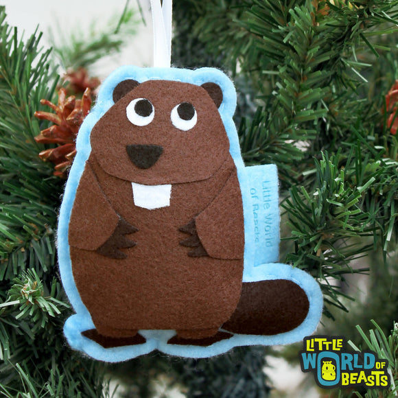 Liam the Beaver Ornament