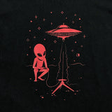 Alien Launching UFO Kids Graphic T-shirt