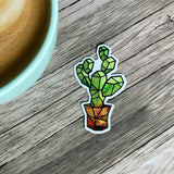 Geometric Cactus Sticker