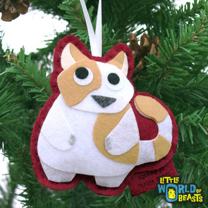 Theodore the Fat Cat Ornament