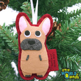 Pippa the Frenchie  Ornament