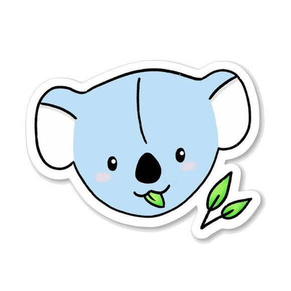 Vala Koala Sticker, Cute Vinyl Sticker