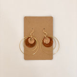 Encircle Earrings- Cinnamon