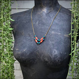 Smoke Canyon Chevron Necklace