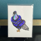 Fancy Socialite Pigeon Art Print