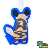 African Painted Dog Ornament