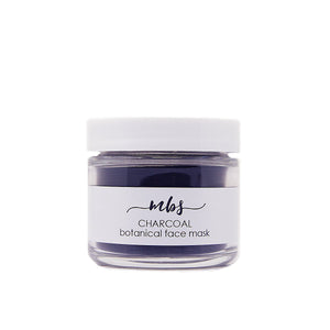 Charcoal botanical face mask