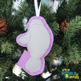 Penelope the Manatee Ornament