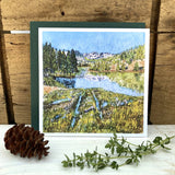 Cold Stream Valley: Watercolor Series Art Card