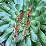 Extra Long Feather Earrings - Ginger Grizzly