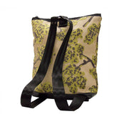 Middle Backpack in floral burnout velour
