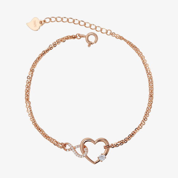 Infinity Heart Bracelet