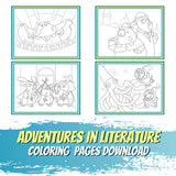 Adventures in Literature - 13 Coloring Page Download