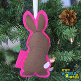 Gemma the Eastern Cottontail Rabbit Ornament